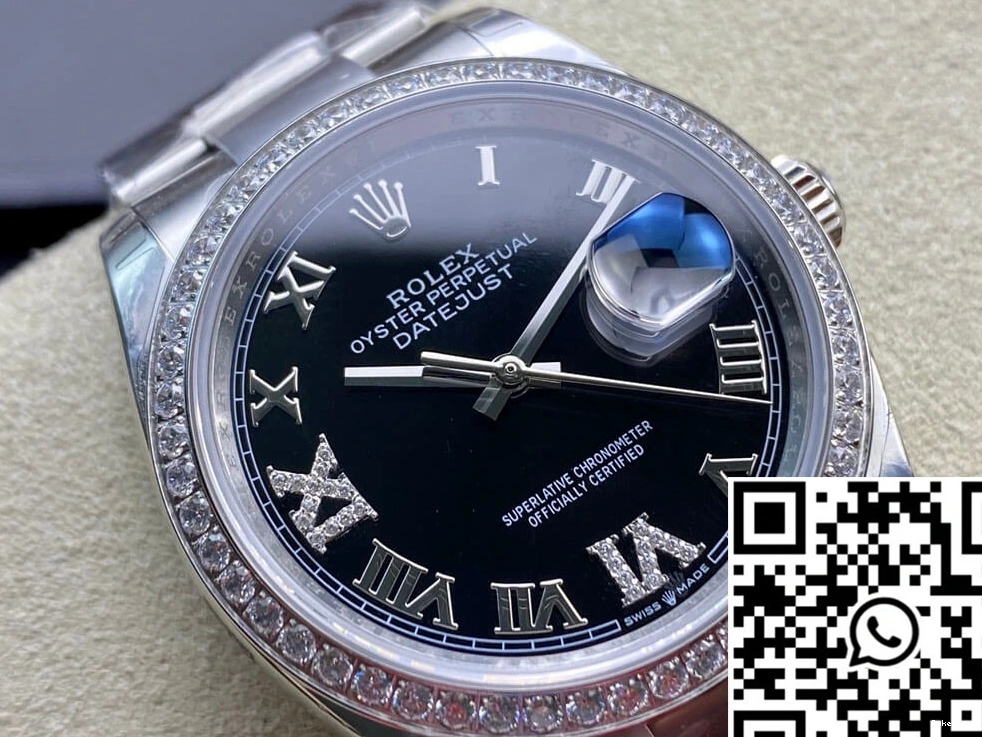 Factory Diamond-set Datejust 36MM Bezel EW Rolex 0204